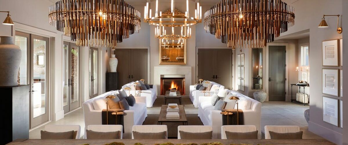 διαμέρισμα με διπλό σαλόνι και τζάκι